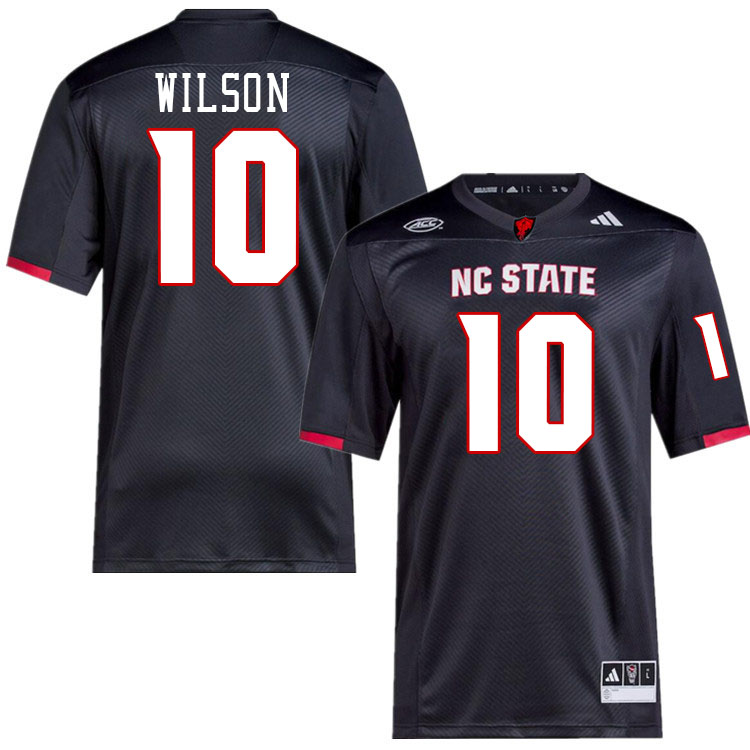 NC State Wolfpack #10 Will Wilson College Football Jerseys Stitched-Black NC State Wolfpack #10 Will Wilson College Football Jerseys Stitched-Black